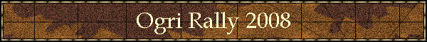 Ogri Rally 2008