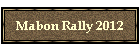 Mabon Rally 2012