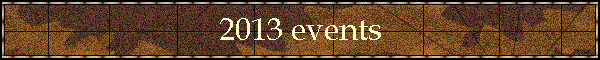 2013 events